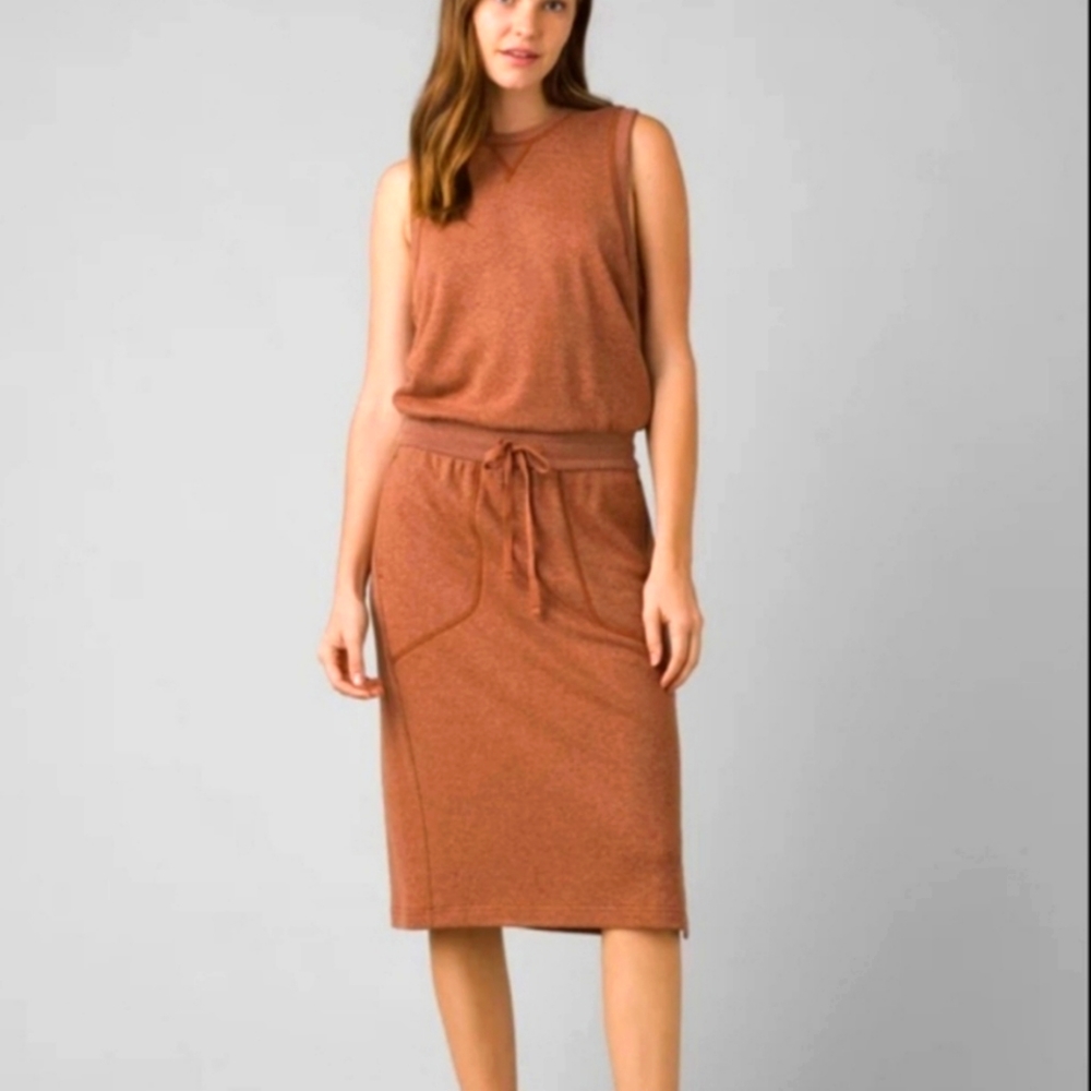 🥳 Host Pick Prana Cozy Up Beach Hopper Dress Sixe XS Terra Heather